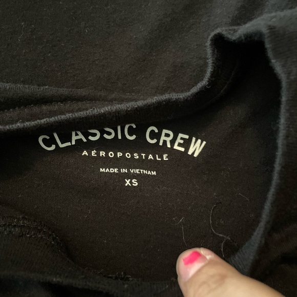 Aeropostale Girls Black and Blue Short Sleeve Tee size XS - Picture 5 of 5